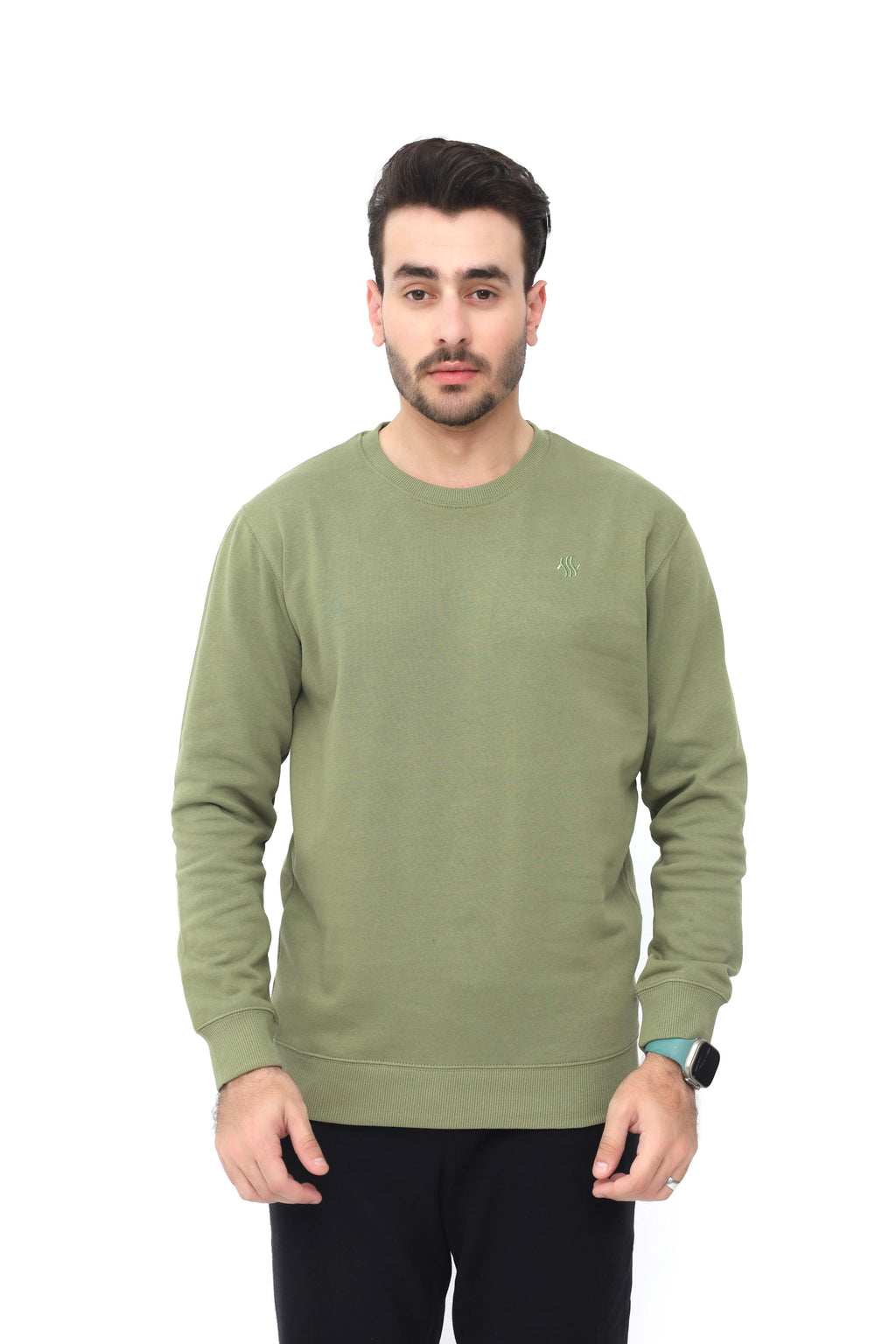 Velin Warm SWEATSHIRT -EARTH SAGE GREEN COLOUR