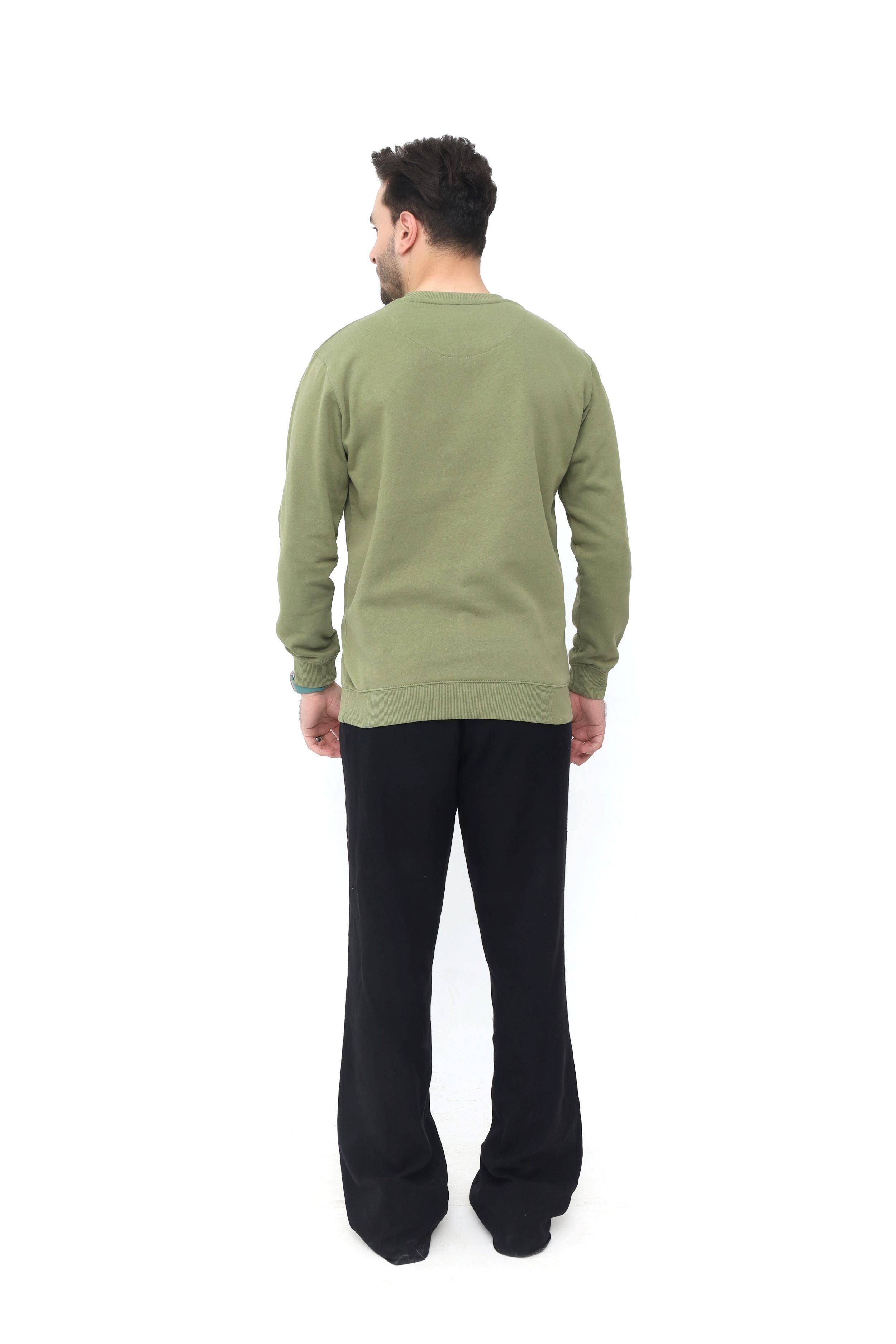 Velin Warm SWEATSHIRT -EARTH SAGE GREEN COLOUR