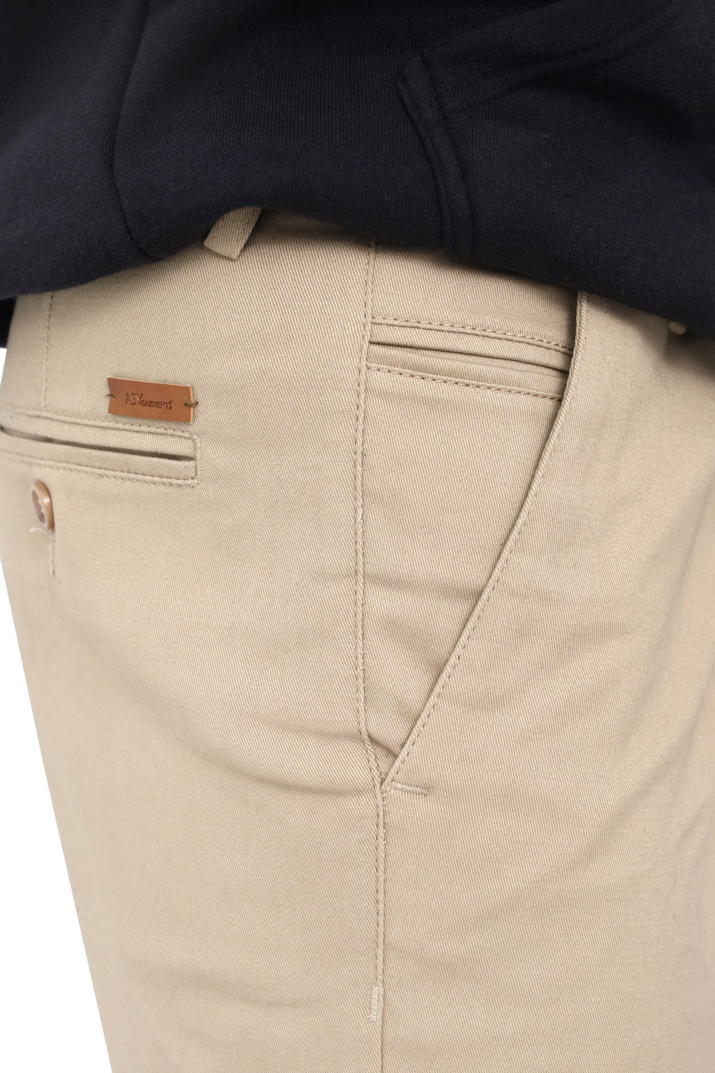 CORE-FLEX COTTON JEANS - CREAMY DUST COLOUR