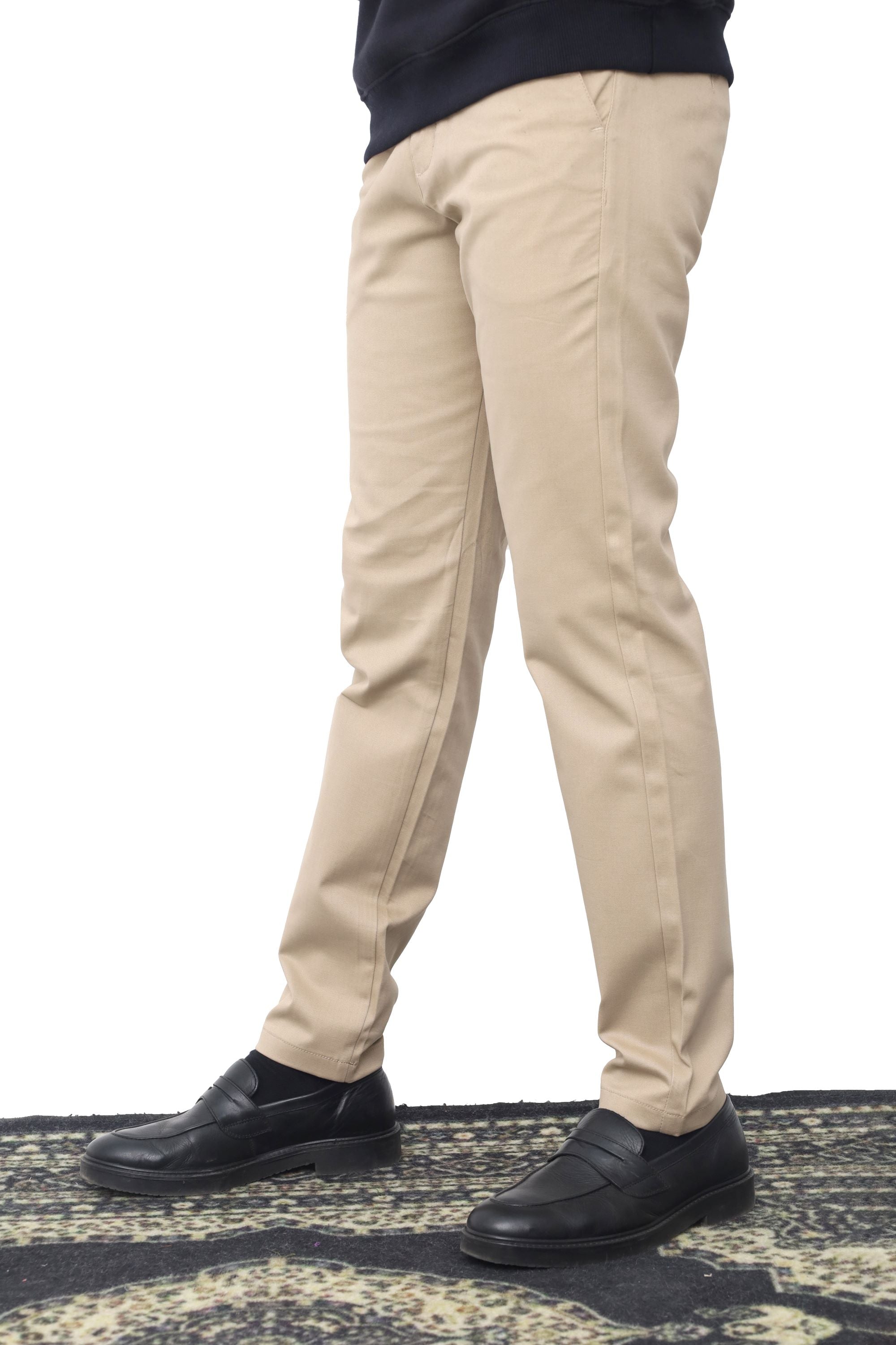 CORE-FLEX COTTON JEANS - CREAMY DUST COLOUR