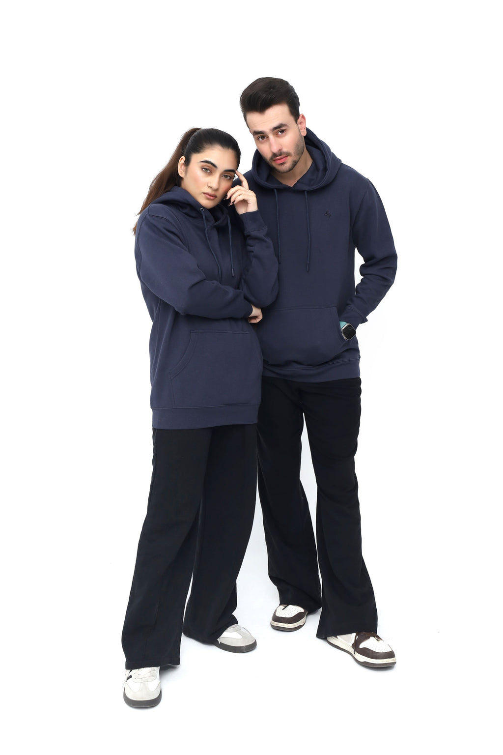 ELYSIAN KANGAROO HOODIE - ASTRAL NAVY COLOUR