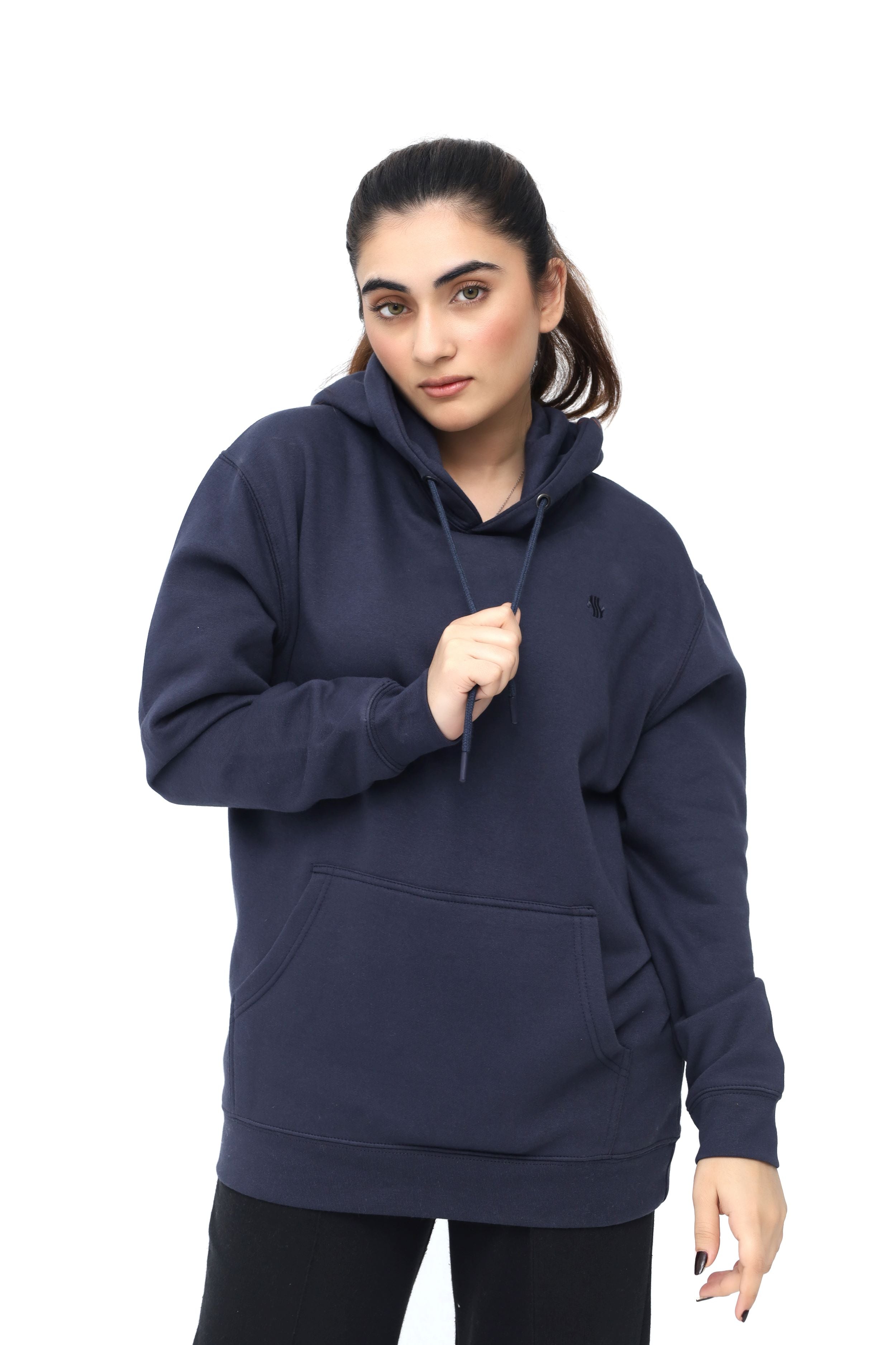 ELYSIAN KANGAROO HOODIE - ASTRAL NAVY COLOUR