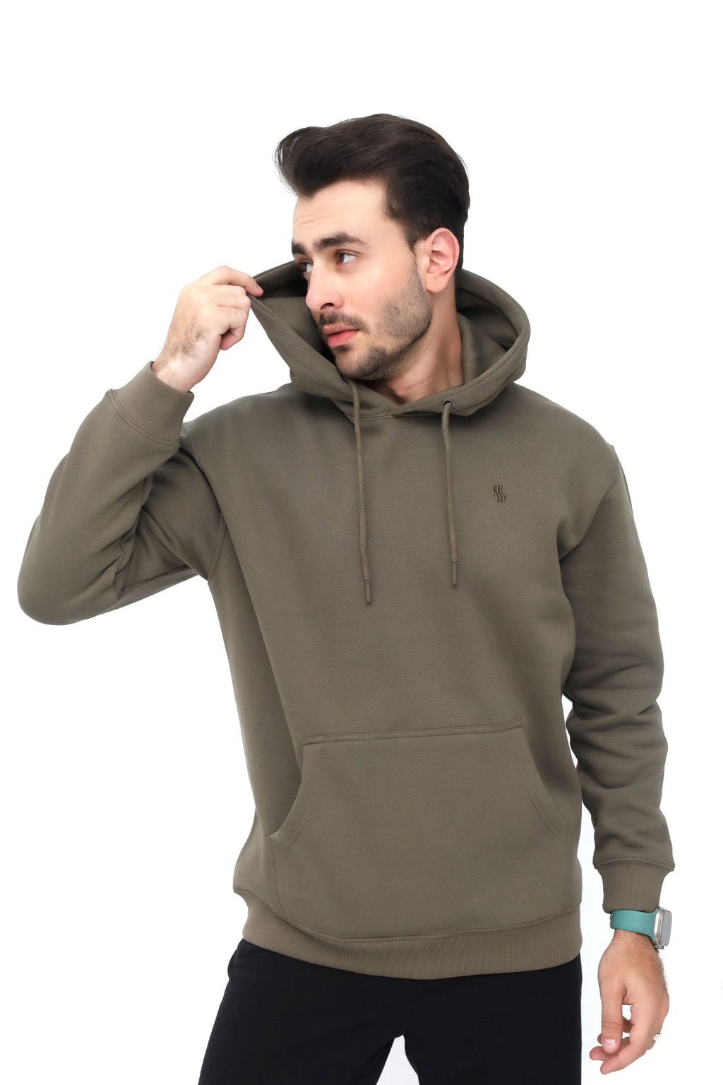 ELYSIAN KANGAROO HOODIE - OLIVE DRAB