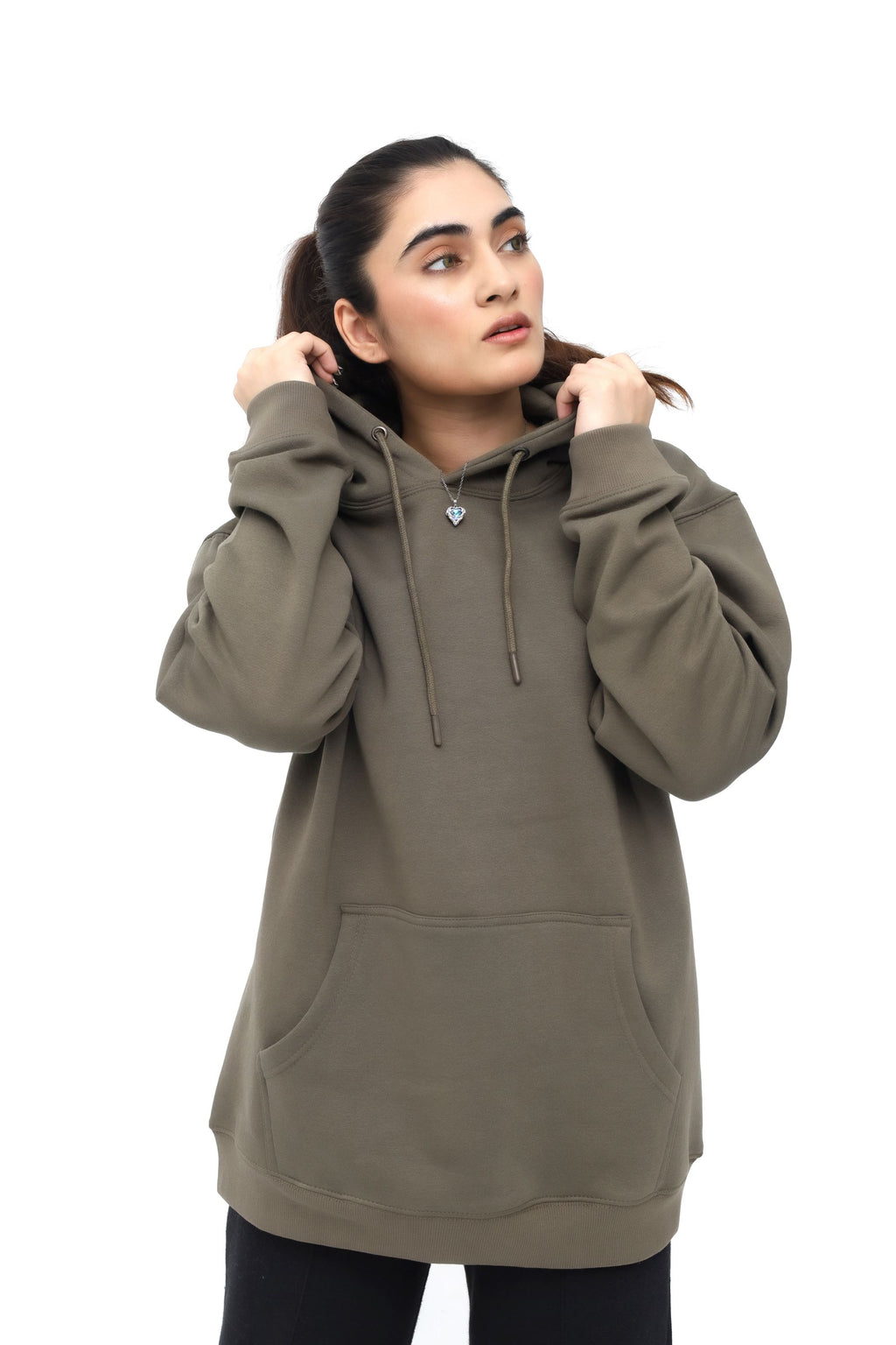 ELYSIAN KANGAROO HOODIE - OLIVE DRAB