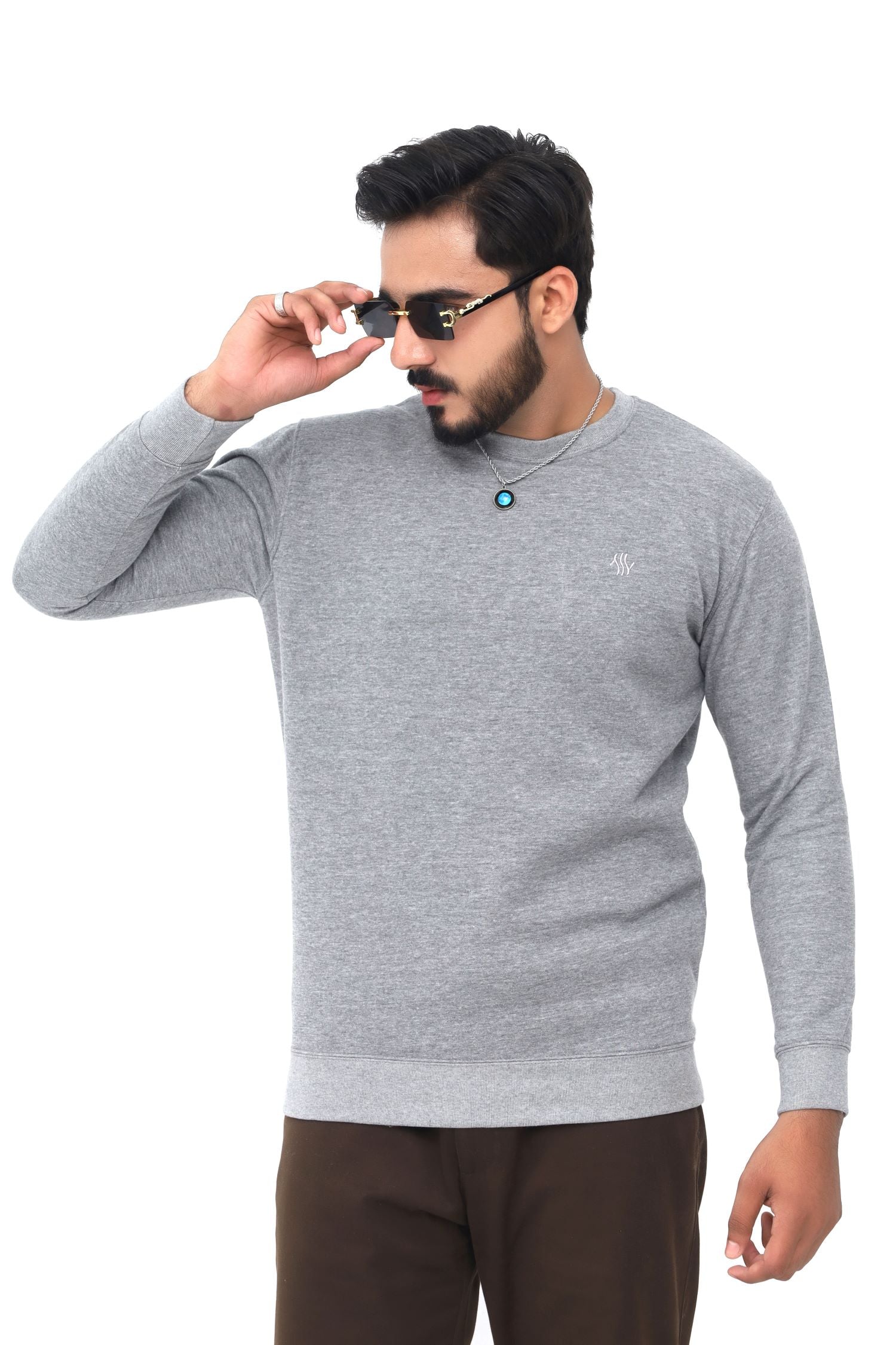 Velin Warm SWEATSHIRT - Graphite shadow colour