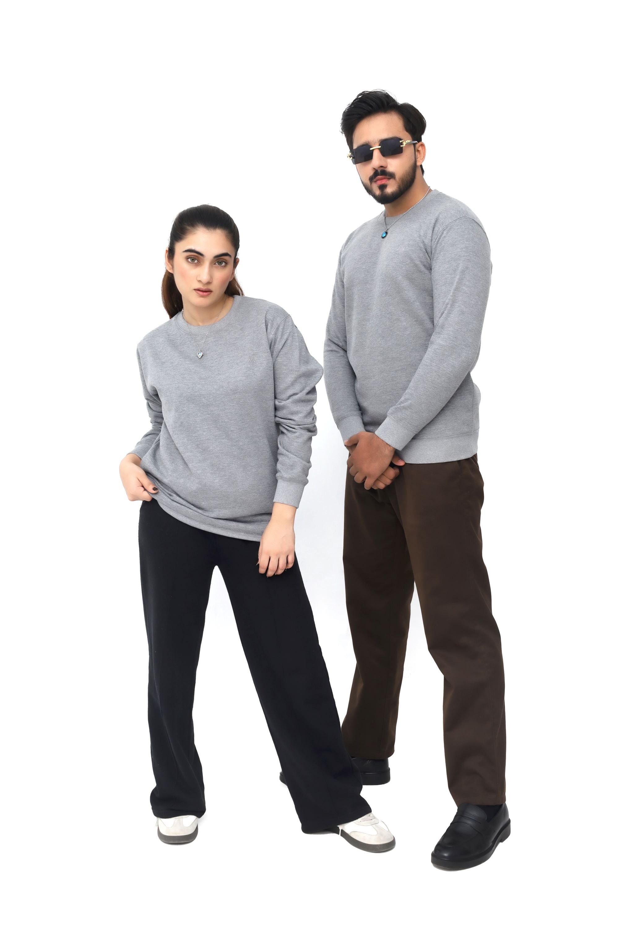 Velin Warm SWEATSHIRT - Graphite shadow colour