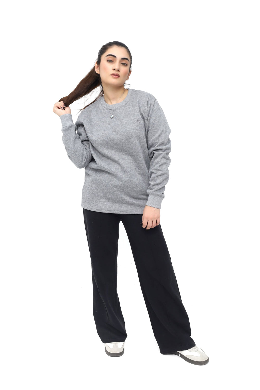 Velin Warm SWEATSHIRT - Graphite shadow colour