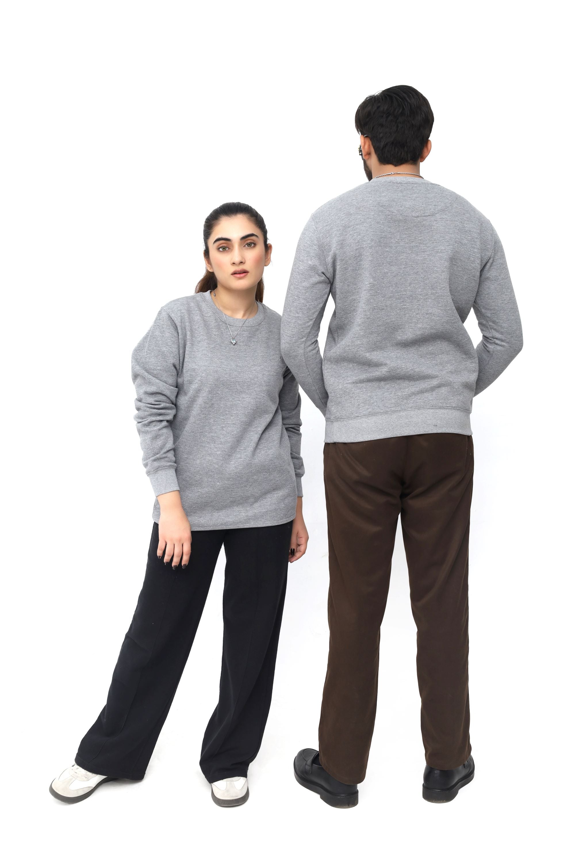 Velin Warm SWEATSHIRT - Graphite shadow colour