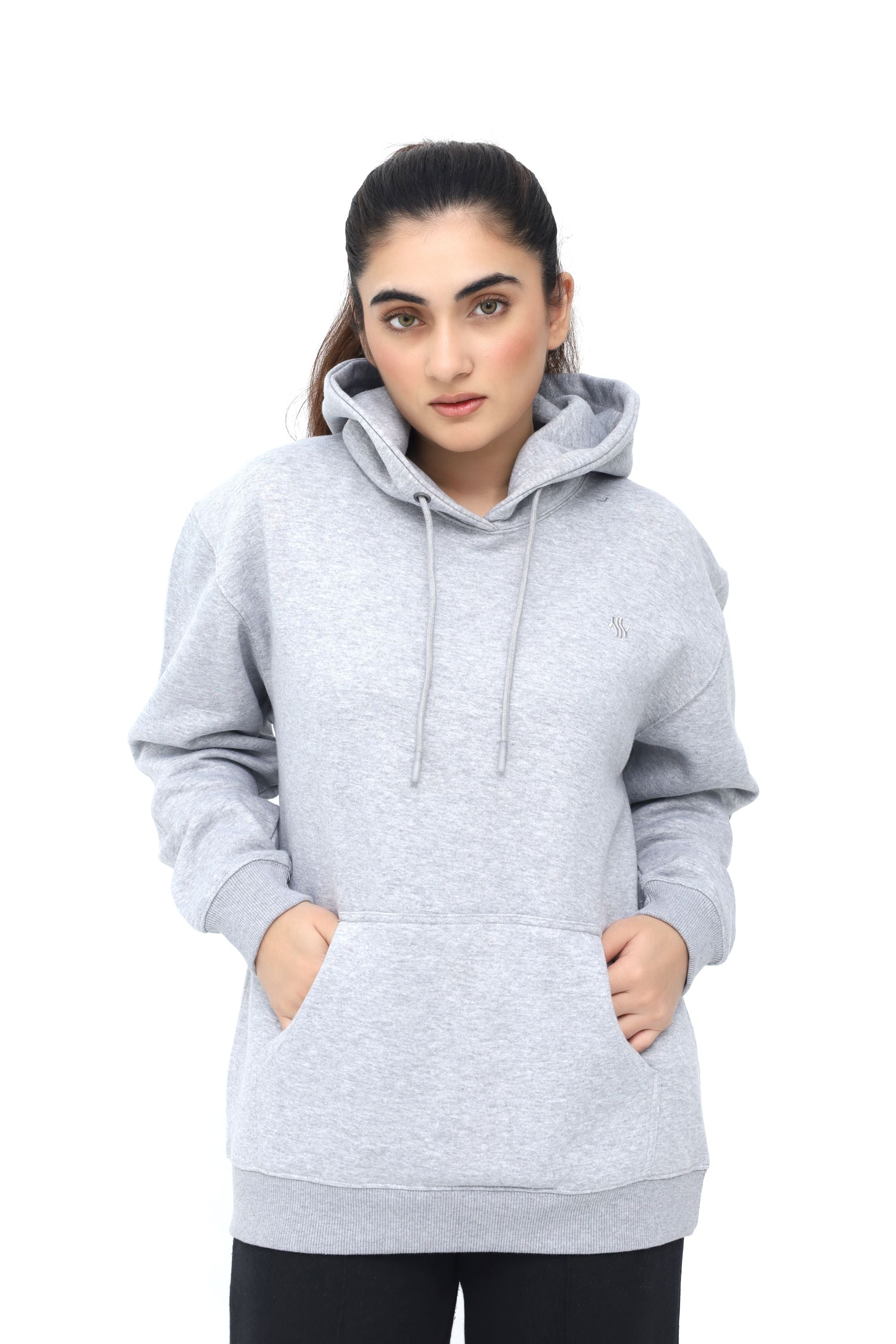 ELYSIAN KANGAROO HOODIE - SPACE GREY