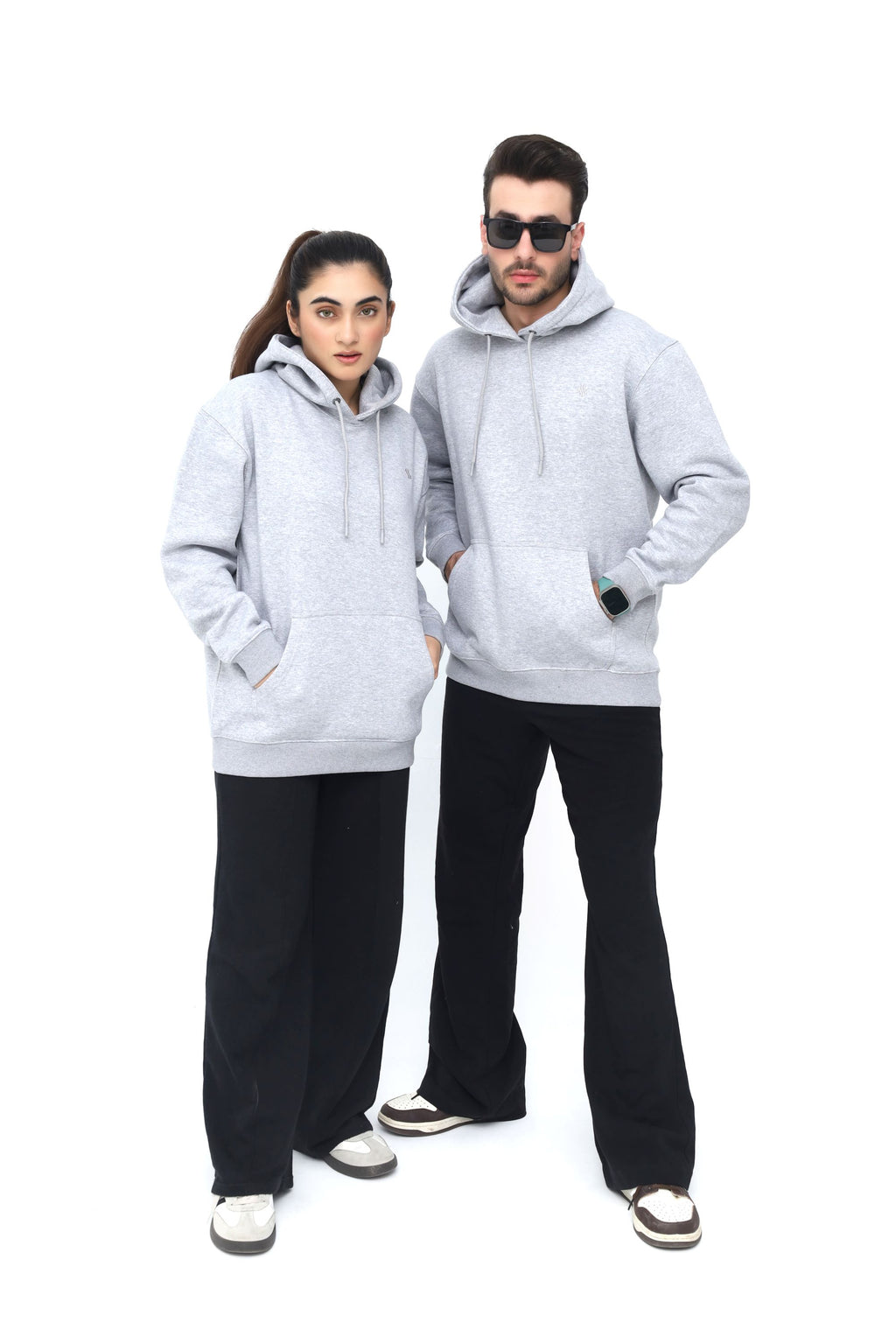 ELYSIAN KANGAROO HOODIE - SPACE GREY