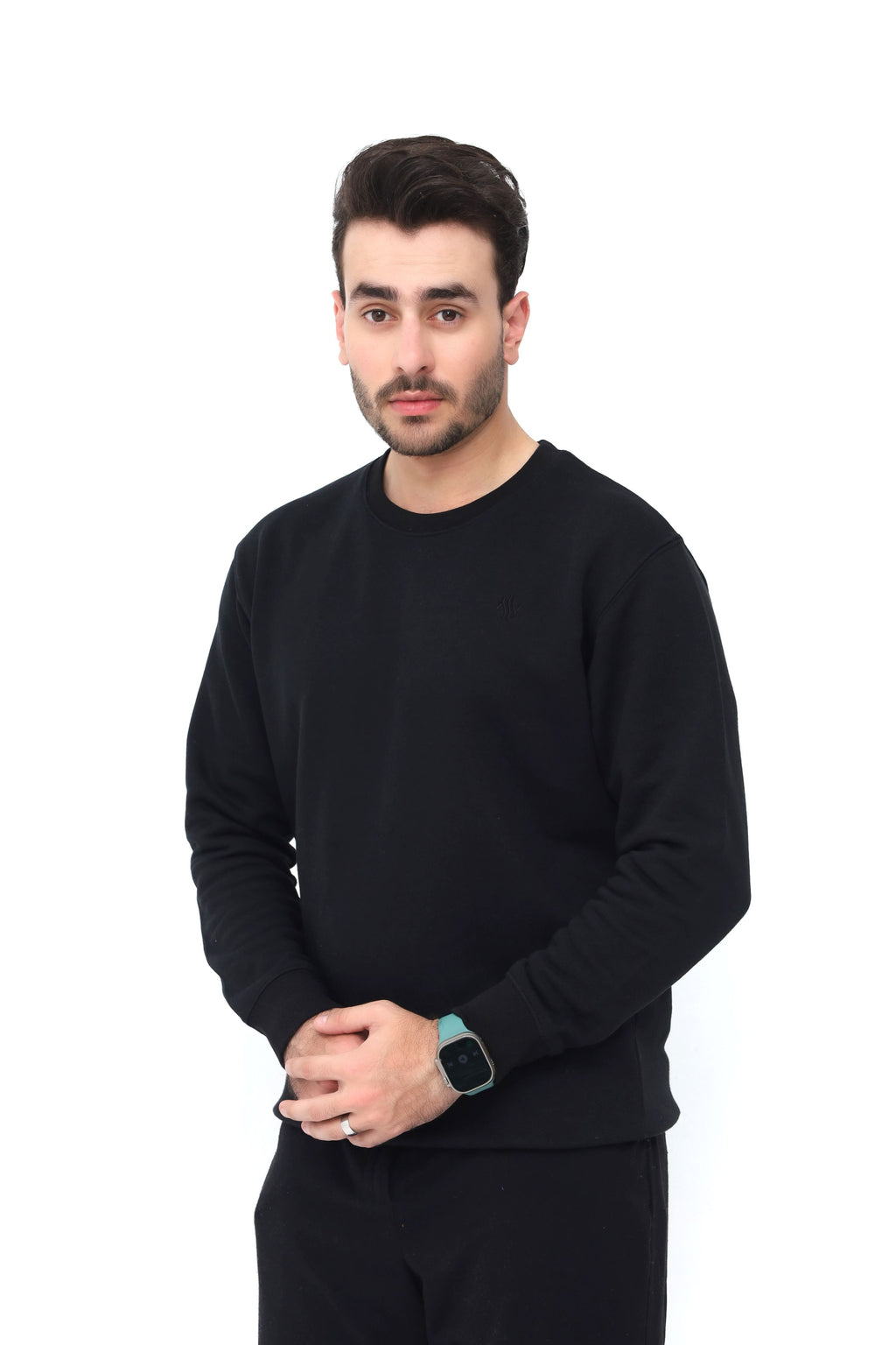 Velin Warm SWEATSHIRT - Jet Black colour